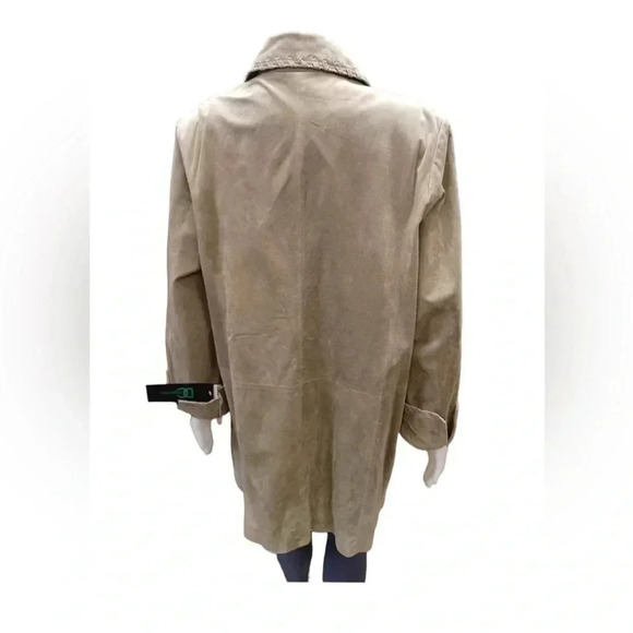 DC Collection Lined Suede Jacket Coat  Size XL - Picture 4 of 12